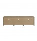 Cielo 3 Drawers MDF Natural Wood TV Cabinet with Wooden leg